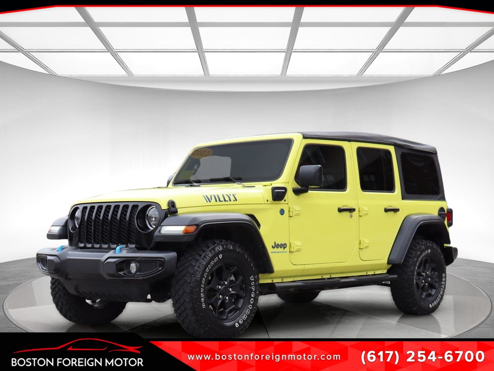 2023 Jeep Wrangler Unlimited · Yellow exterior