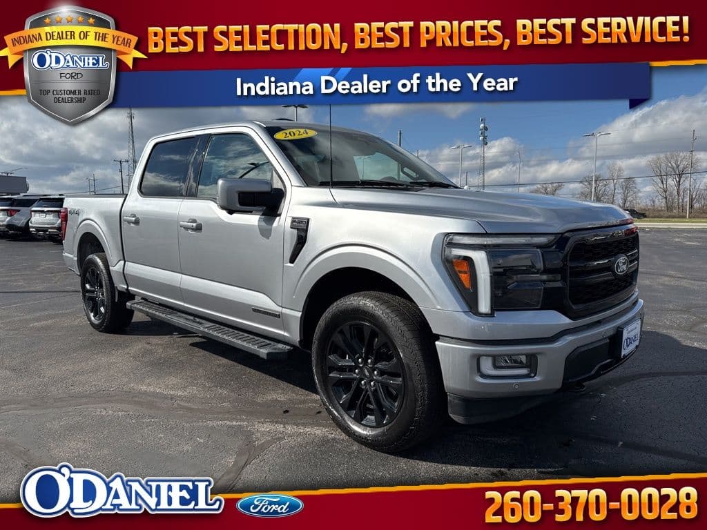 2024 Ford F-150 Lariat SuperCrew 4WD · Iconic Silver Metallic exterior