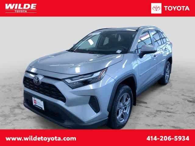 2024 Toyota RAV4 XLE AWD · Silver Sky Metallic exterior