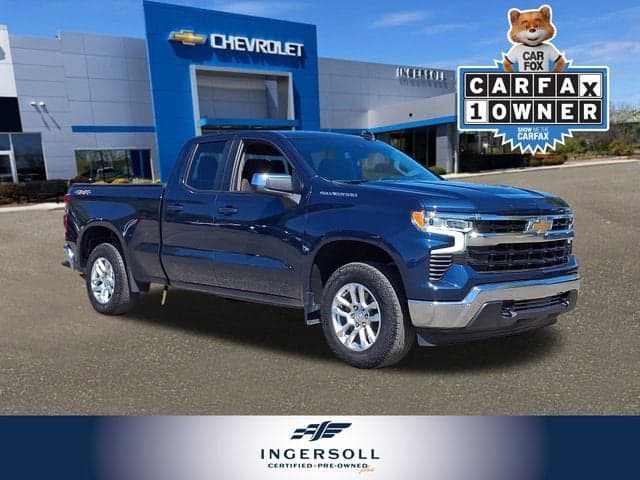 2023 Chevrolet Silverado 1500 LT Double Cab 4WD · Northsky Blue Metallic exterior