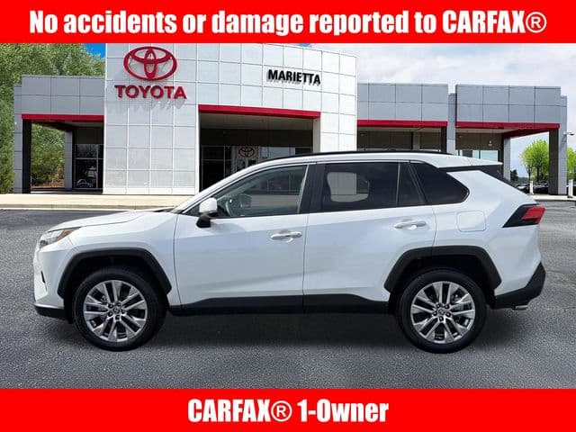 2025 Toyota RAV4 Limited FWD · Pearl exterior