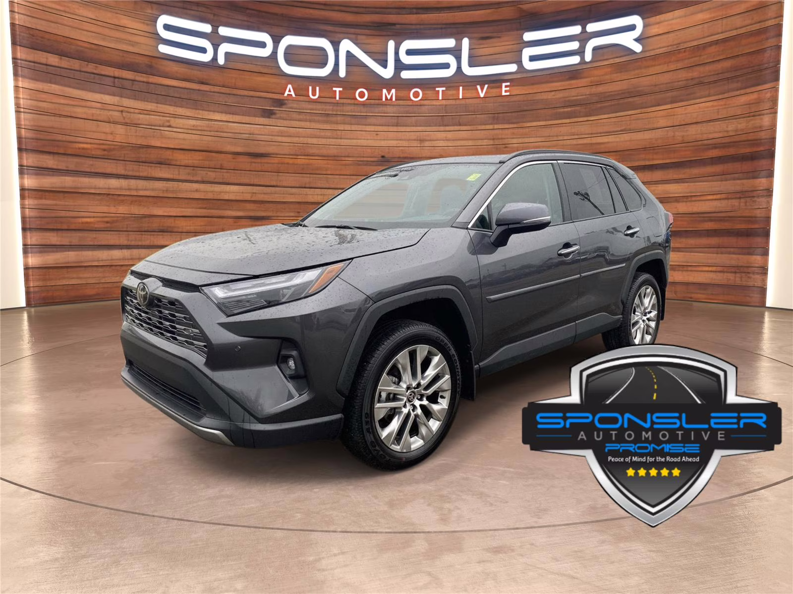 2025 Toyota RAV4 Limited AWD · Magnetic Gray Metallic exterior